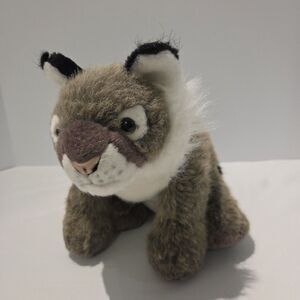 Wild Republic K & M International 2011 Bobcat Lynx Wild Cat Plush Animal